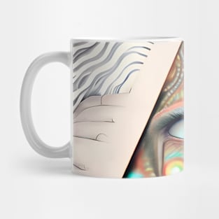 Illuminated Vision (5) - Trippy Psychedelic Eye Mug